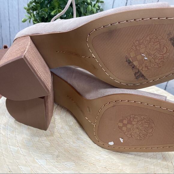 Vince Camuto Nahara Lace Up Block Heel Sandals Size 10 - Picture 9 of 10